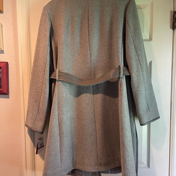 NWT Vince Camuto wool trench dress coat - Picture 2 of 9